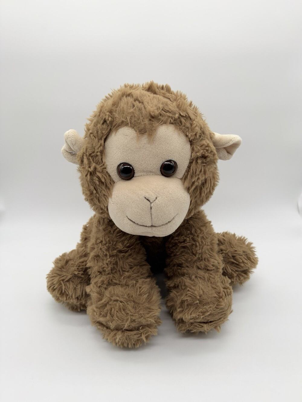 Bearington Collection Brown Monkey Plush Stuffed Animal Toy 9"
